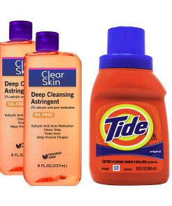 2 Clean Clear Astringent and Liquid tide original