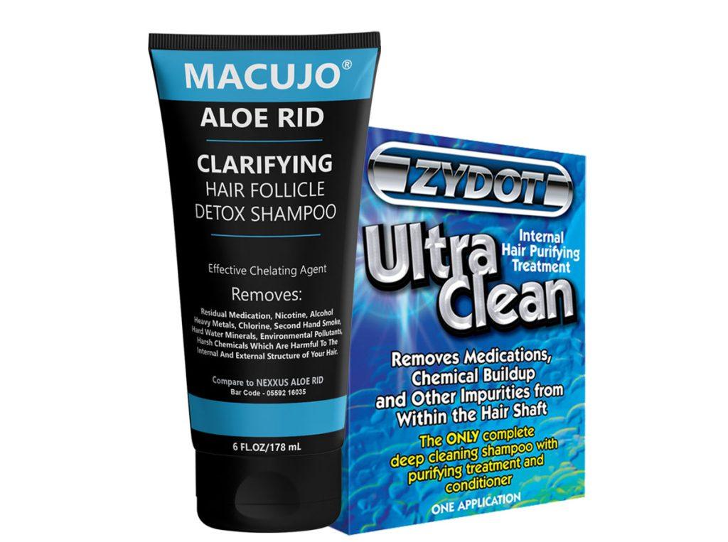 Macujo Aloe Rid + Zydot Ultra Clean Shampoo Macujo