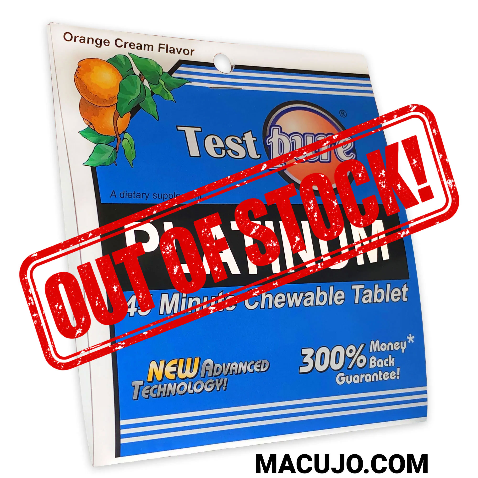 Test Pure Platinum 45 minute chewable tablet