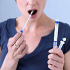 Saliva testing products