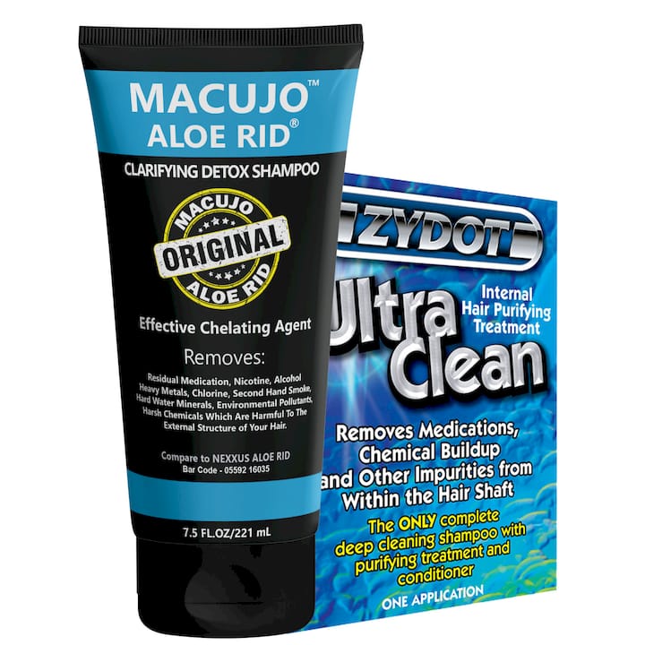 Macujo Aloe Rid 7.5oz + Zydot. Macujo Method, Hair Detox Shampoo, Cleanse Hair Follicle