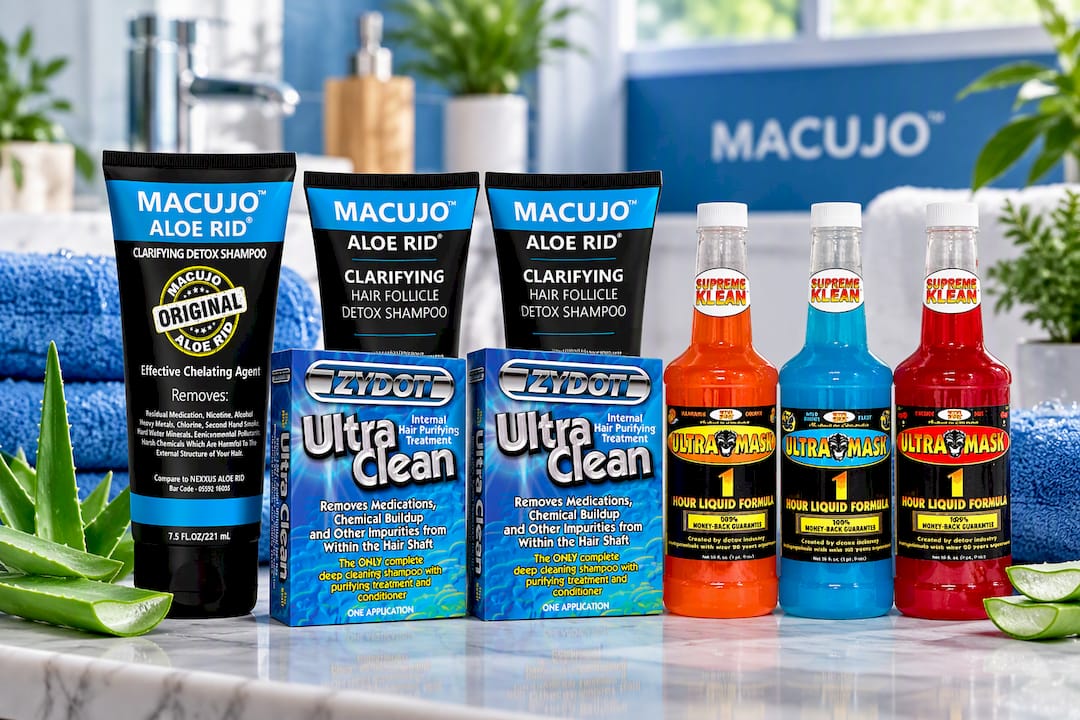 Macujo Aloe Rid 7.5oz + Zydot. Macujo Method, Hair Detox Shampoo, Cleanse Hair Follicle