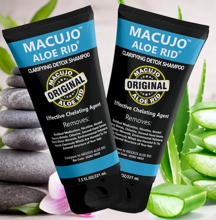 Macujo Aloe Rid Old Formula Shampoo 7.5 oz ( Pack of 2)