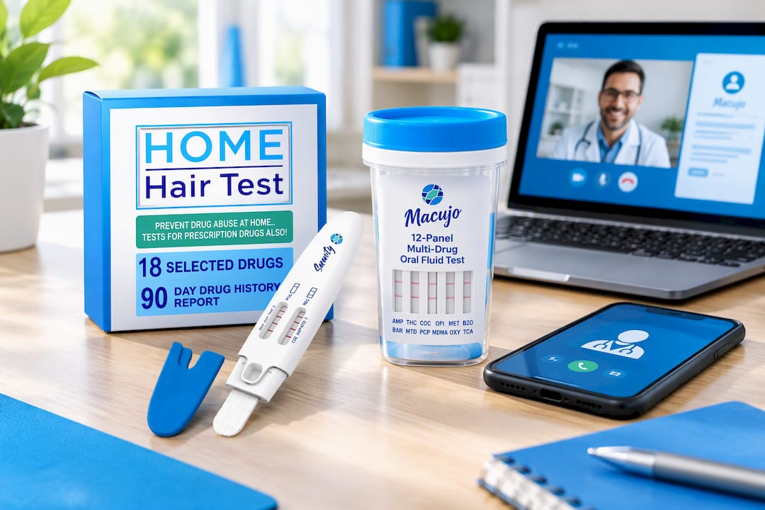 12-Panel Multi-Drug Oral Fluid Test Saliva Drug Test