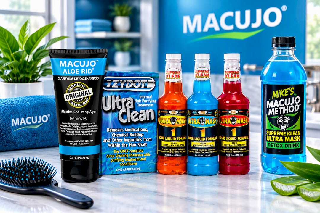 Macujo Aloe Rid 7.5oz + Zydot. Macujo Method, Hair Detox Shampoo, Cleanse Hair Follicle
