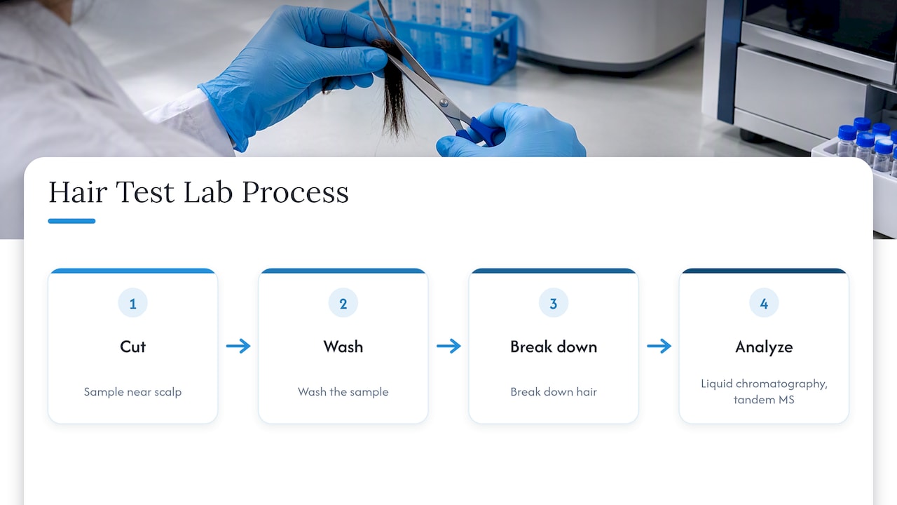 What a fentanyl hair test actually measures — overview diagram