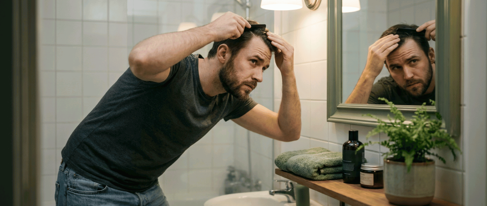 job-seeker-bathroom-mirror-grooming-prep